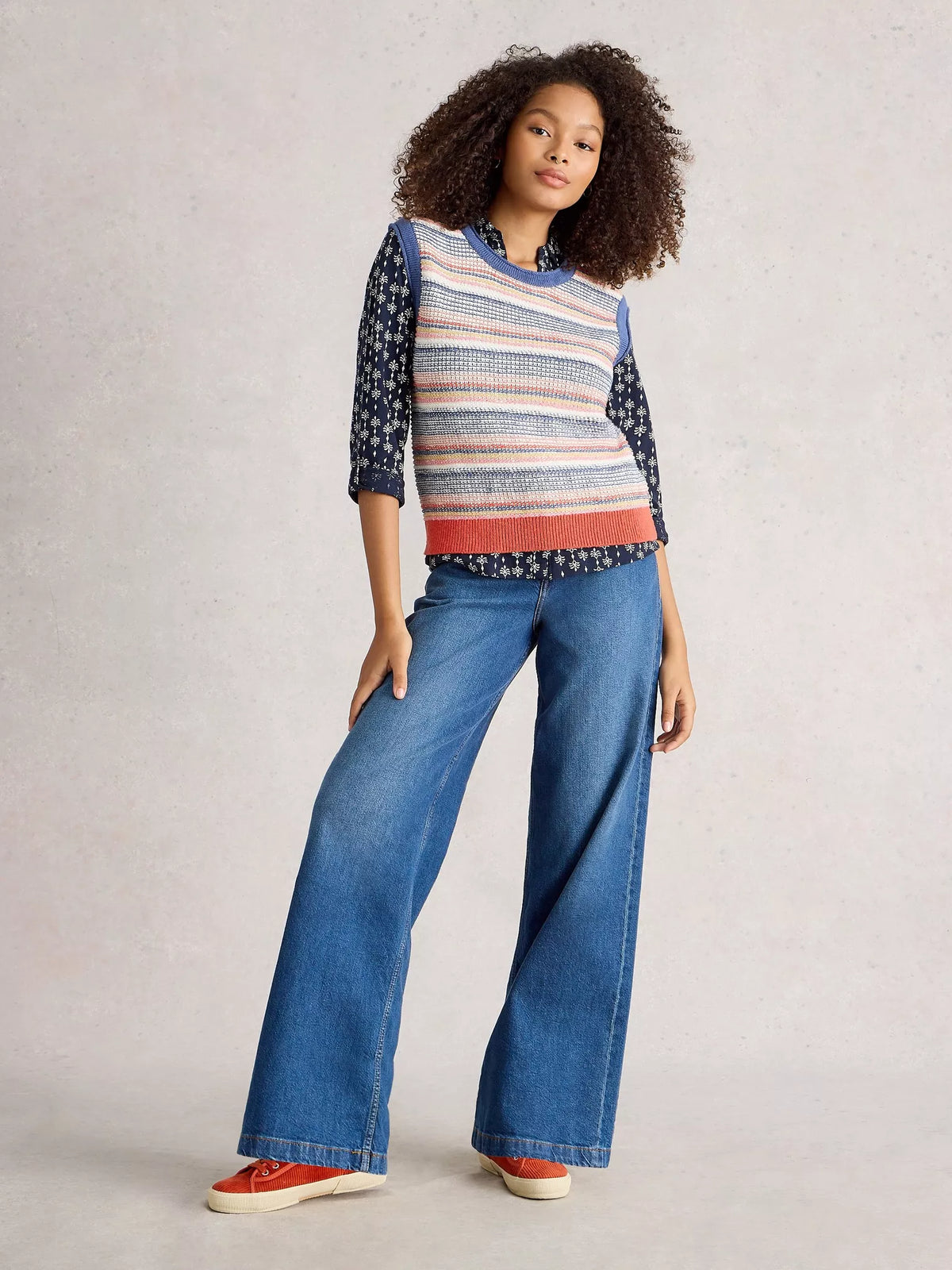 White Stuff Womens Ayla Wide Leg Jeans 441428 Mid Denim Clothing UK8 REG / Mid Denim,UK10 REG / Mid Denim,UK12 REG / Mid Denim,UK14 REG / Mid Denim,UK16 REG / Mid Denim