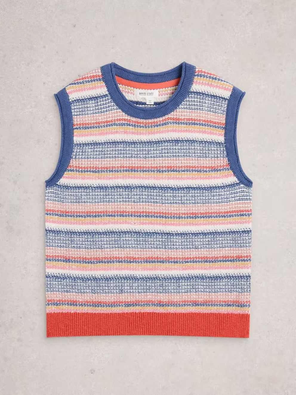 White Stuff Womens Tara Tank Top 444094 Blue Multi Clothing SMALL ADULT / Multi,MEDIUM ADULT / Multi,LARGE ADULT / Multi,XL ADULT / Multi