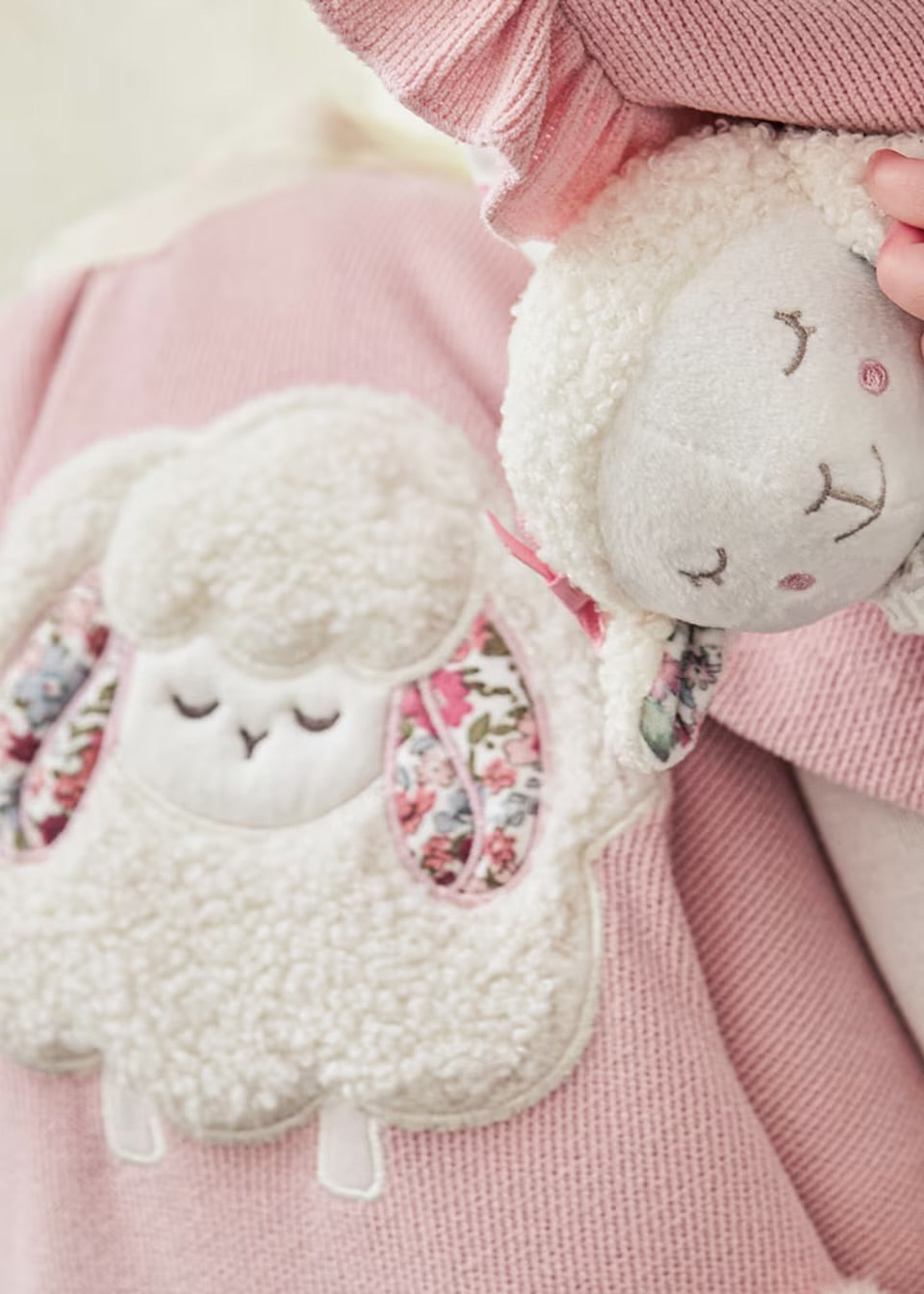 Mayoral Baby Girls Blanket 9490 Pink Sheep Accessories ONE SIZE / Pink