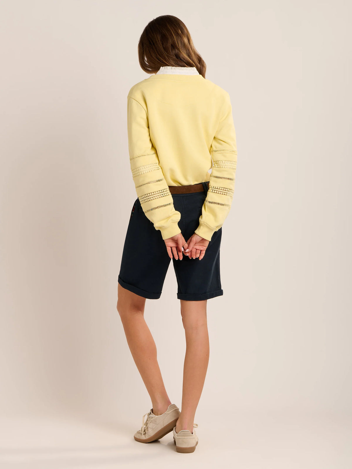 Brakeburn Womens Char Crew Neck Sweatshirt Yellow Clothing UK8 / Yellow,UK10 / Yellow,UK12 / Yellow,UK14 / Yellow,UK16 / Yellow