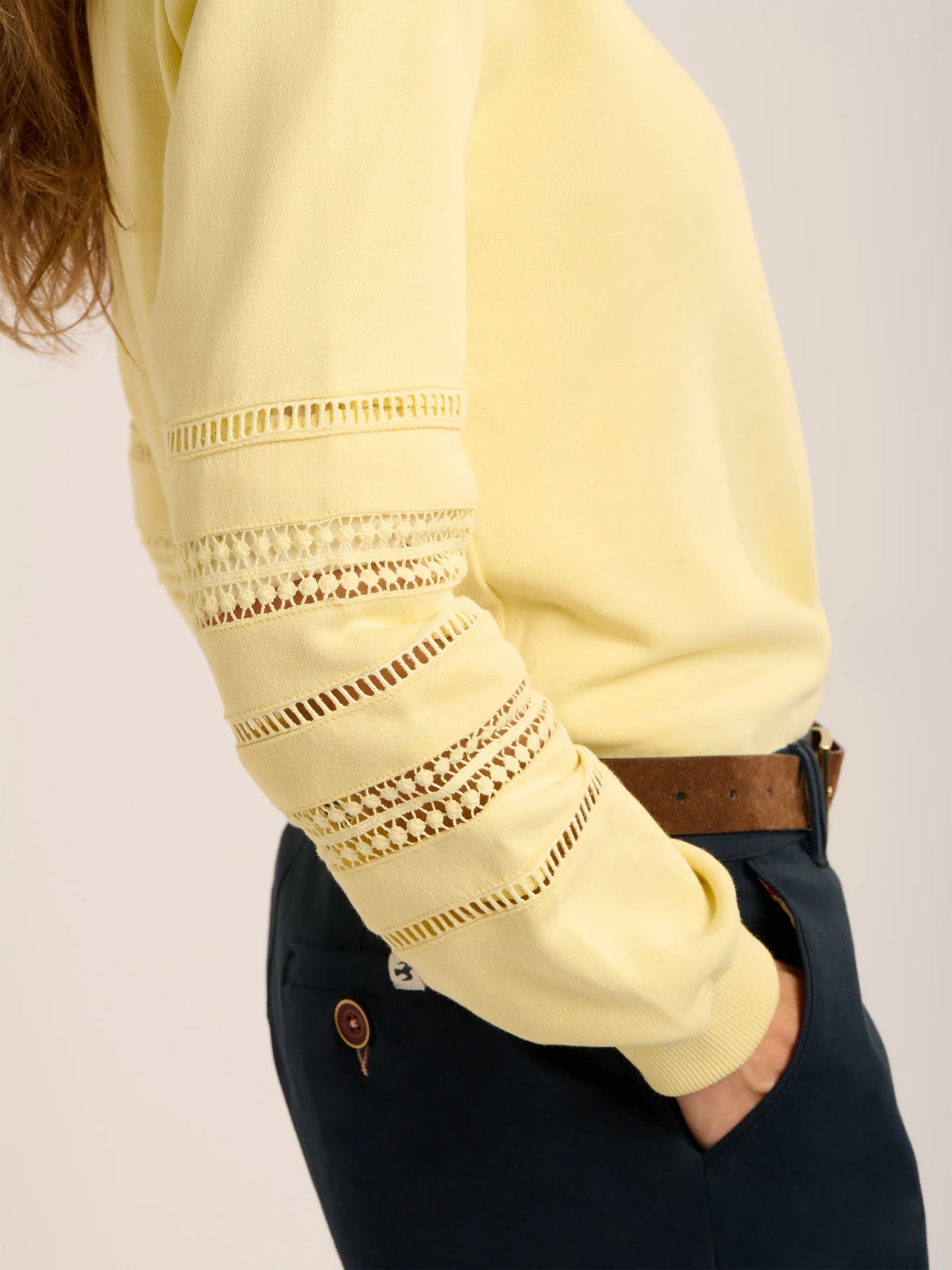 Brakeburn Womens Char Crew Neck Sweatshirt Yellow Clothing UK8 / Yellow,UK10 / Yellow,UK12 / Yellow,UK14 / Yellow,UK16 / Yellow