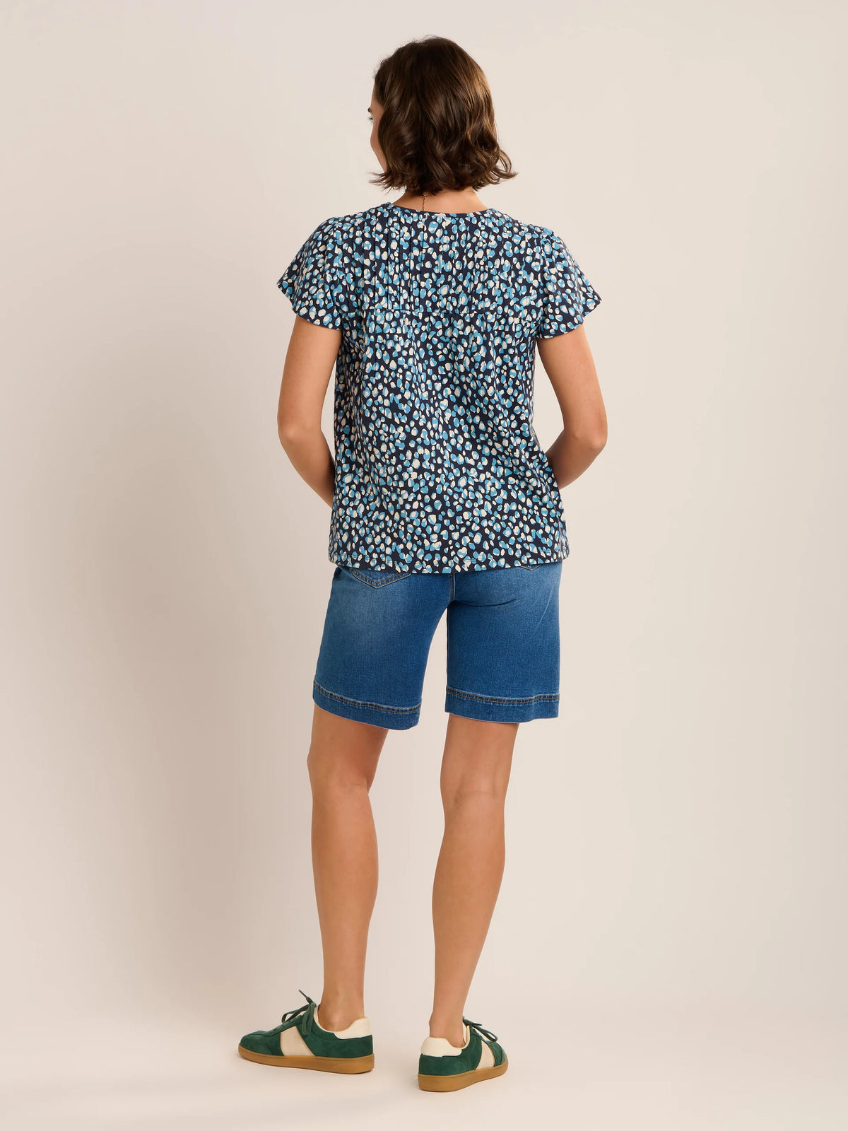 Brakeburn Womens Beau Blouse Blue Print Clothing UK8 / Blue,UK12 / Blue,UK14 / Blue,UK16 / Blue