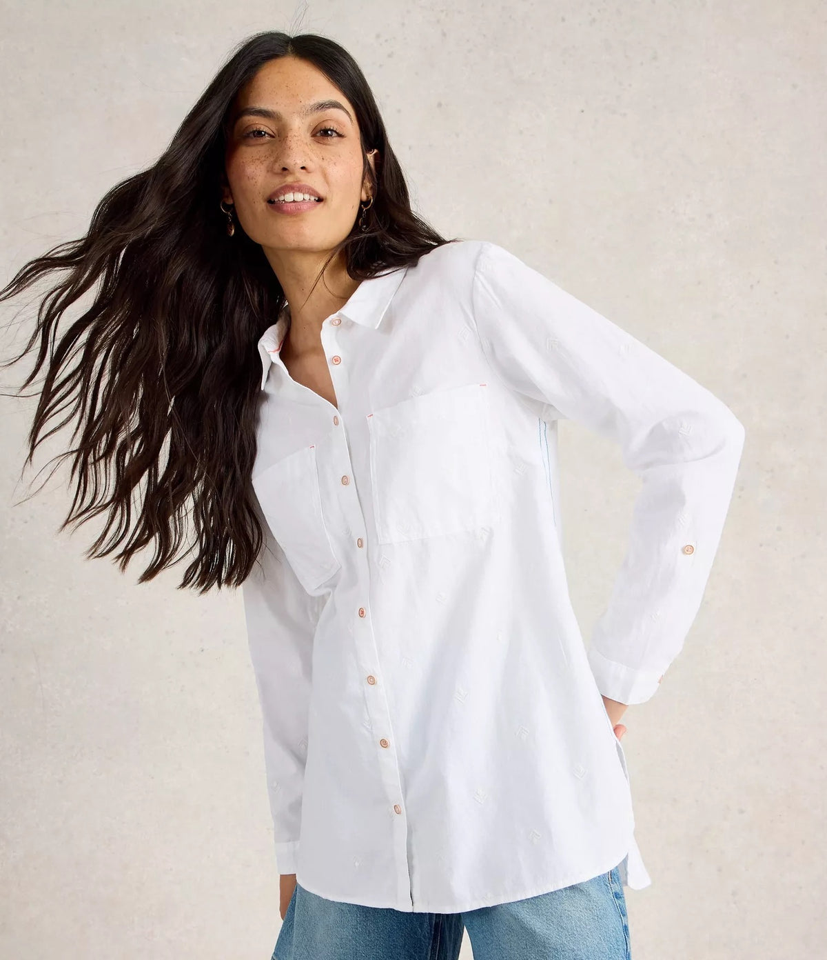 White Stuff Womens Sophie Shirt 442783 Cream Clothing UK10 / Cream,UK12 / Cream,UK14 / Cream,UK16 / Cream