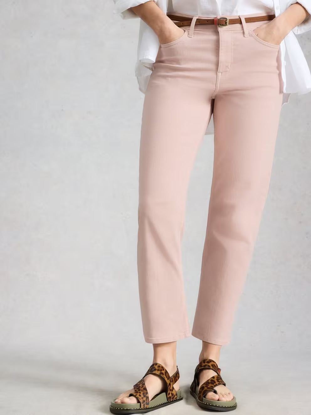 White Stuff Womens Blake Cropped Jeans 443788 Light Pink Clothing UK8 / Pale Pink,UK10 / Pale Pink,UK12 / Pale Pink,UK14 / Pale Pink,UK16 / Pale Pink