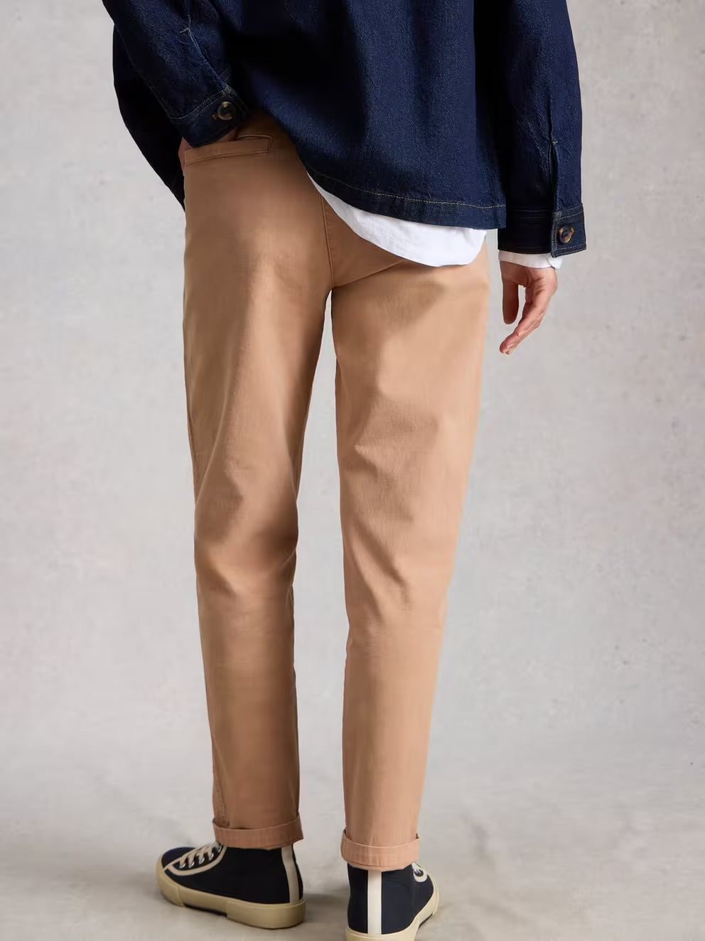 White Stuff Womens Twister Chinos 445087 Dark Natural Clothing UK8 / Natural,UK10 / Natural,UK14 / Natural,UK16 / Natural,UK18 / Natural