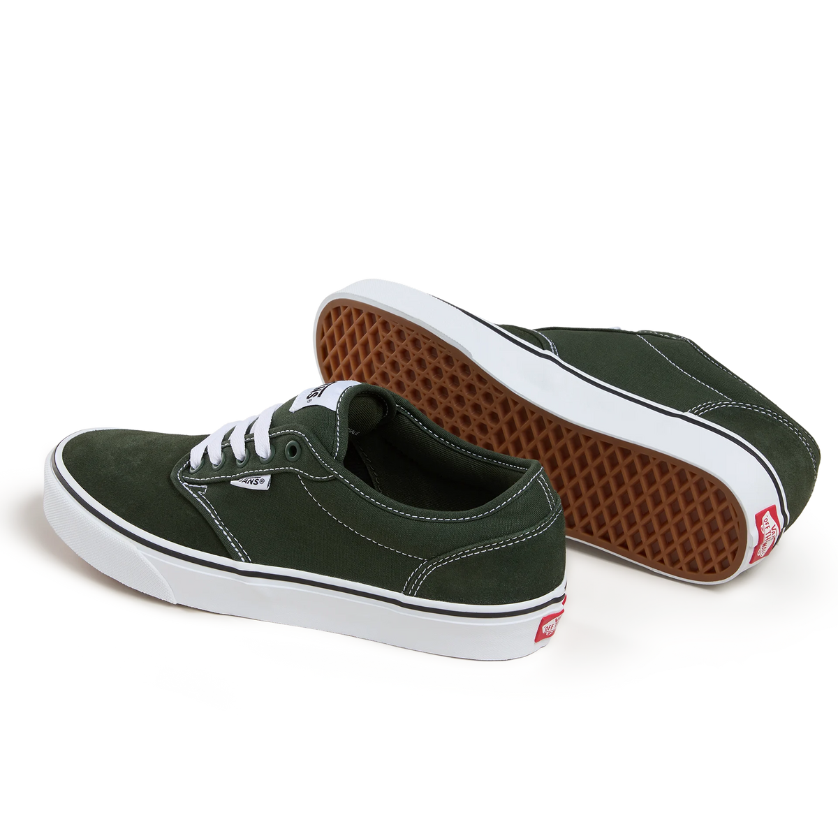 Vans Mens Atwood Vn000cx8emu1 Dark Kelp Footwear UK7 EU40.5 / Green,UK8 EU42 / Green,UK9 EU43 / Green,UK10 EU44.5 / Green,UK11 EU46 / Green
