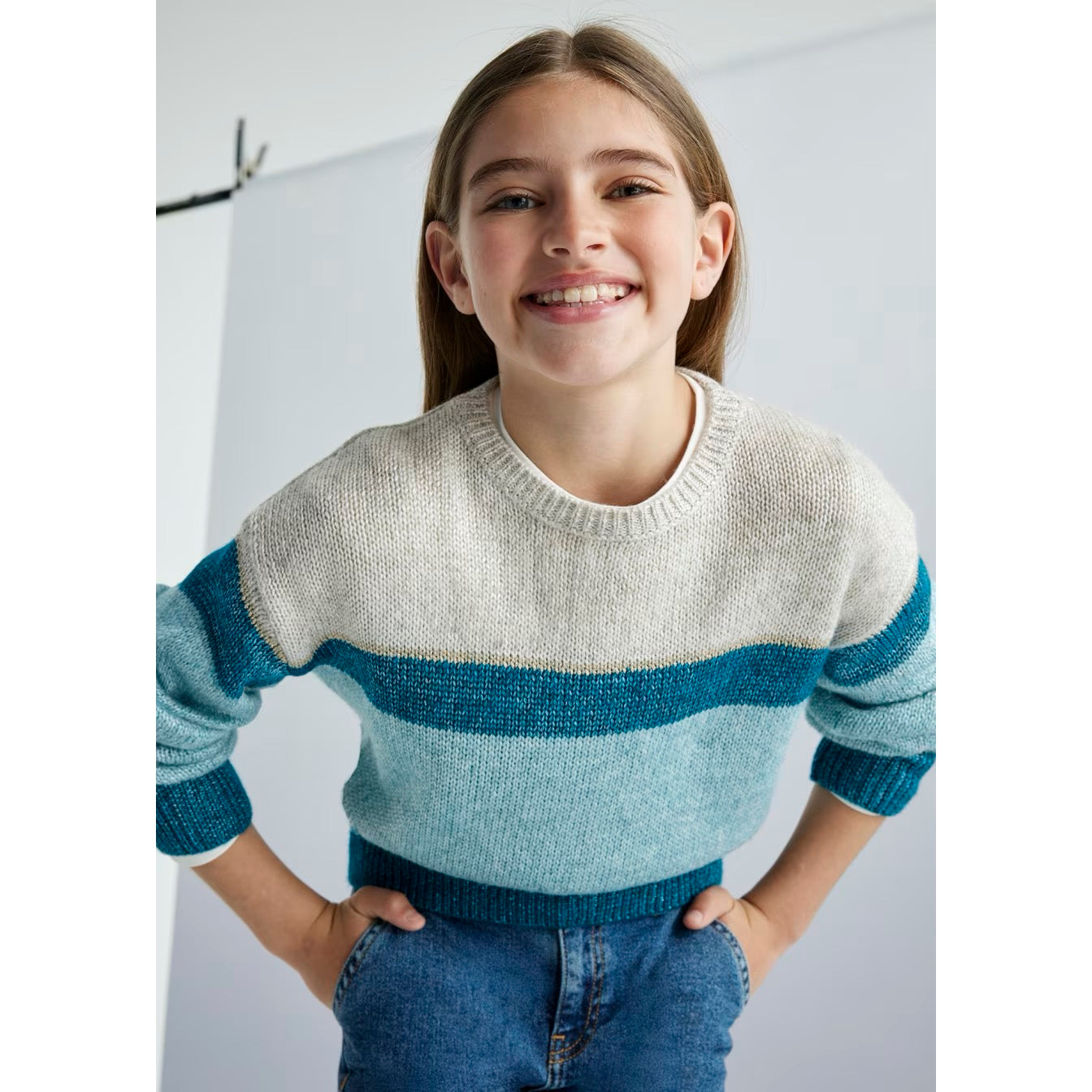 Mayoral Older Girls Sweater 7309 Clothing 10YRS / Multi,12YRS / Multi,14YRS / Multi