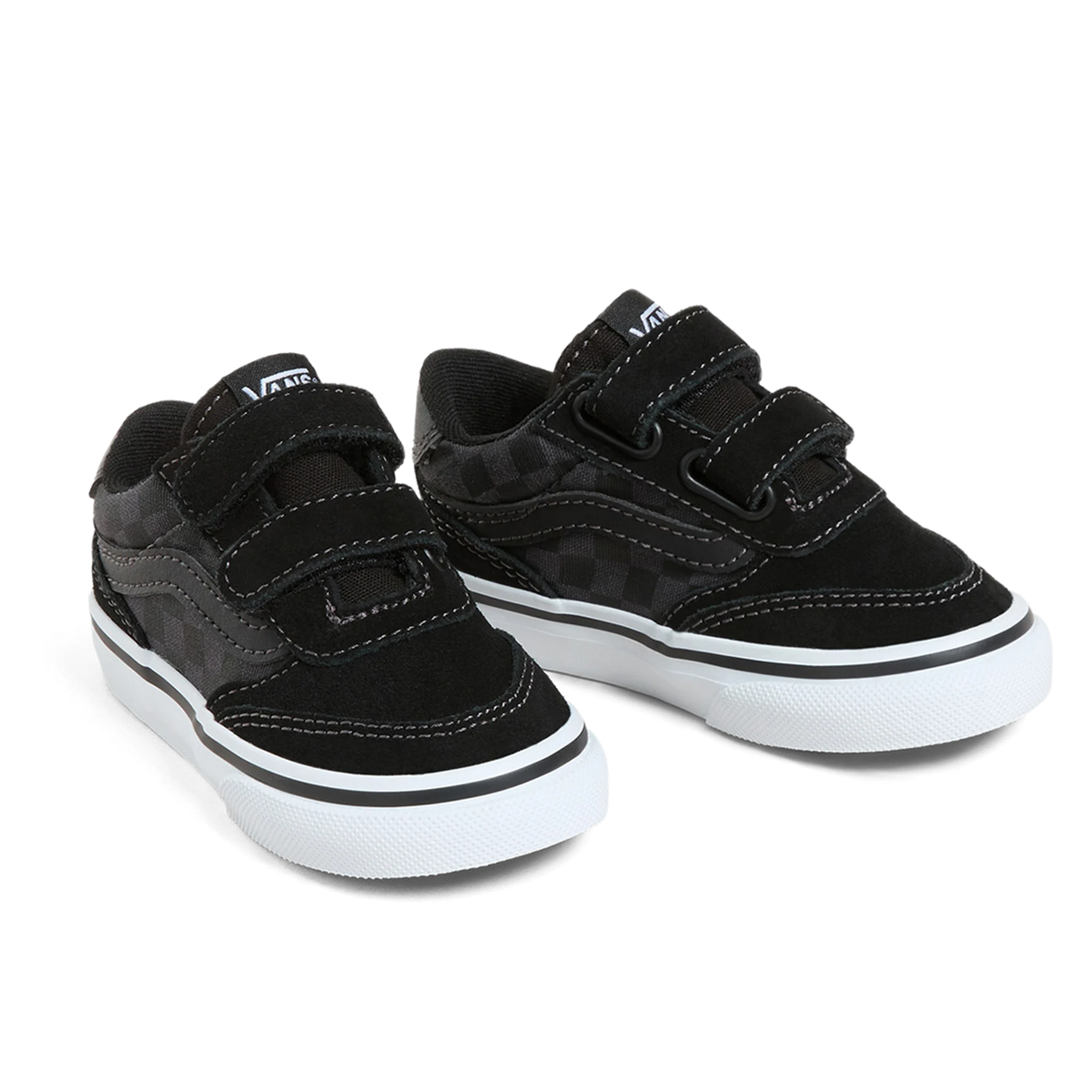 Vans Toddler Brooklyn Checkerboard Vn000d7xkou1 Footwear UK4 INFANT / Black,UK5 INFANT / Black,UK6 INFANT / Black,UK7 INFANT / Black,UK8 INFANT / Black,UK9 KIDS / Black