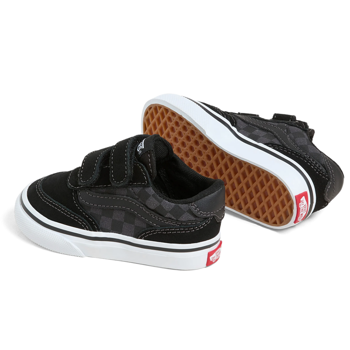 Vans Toddler Brooklyn Checkerboard Vn000d7xkou1 Footwear UK4 INFANT / Black,UK5 INFANT / Black,UK6 INFANT / Black,UK7 INFANT / Black,UK8 INFANT / Black,UK9 KIDS / Black