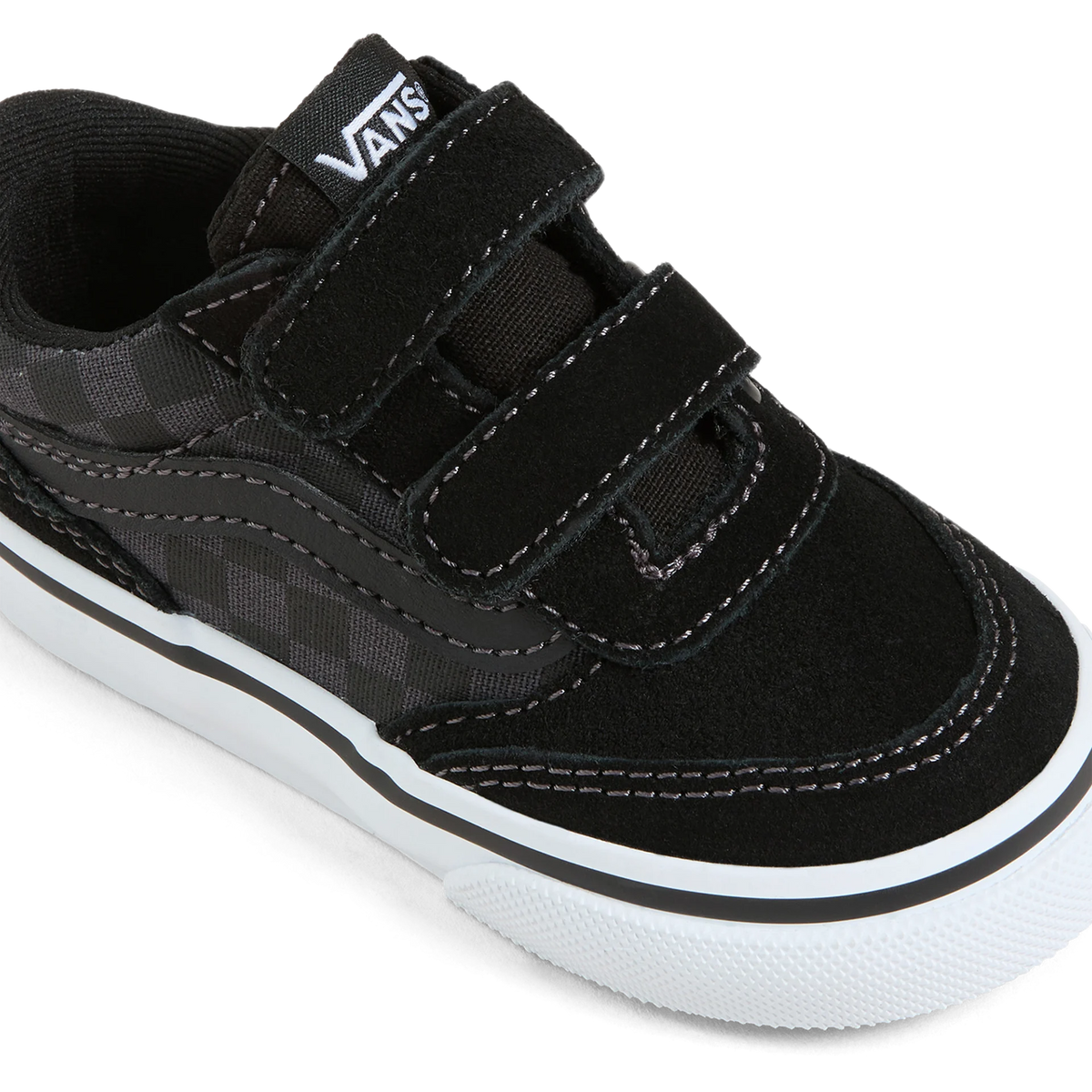Vans Toddler Brooklyn Checkerboard Vn000d7xkou1 Footwear UK4 INFANT / Black,UK5 INFANT / Black,UK6 INFANT / Black,UK7 INFANT / Black,UK8 INFANT / Black,UK9 KIDS / Black