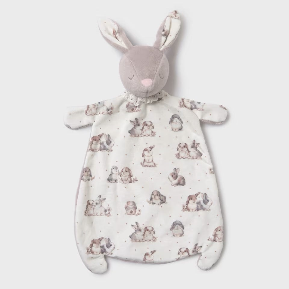 Mayoral Baby Comforter 9495 Natural Bunny Print Accessories ONE SIZE / Natural