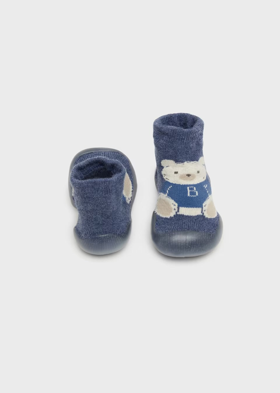 Mayoral Infant Sock Shoes 9781 Blue Teddy Clothing 9M / Blue,12M / Blue,18M / Blue
