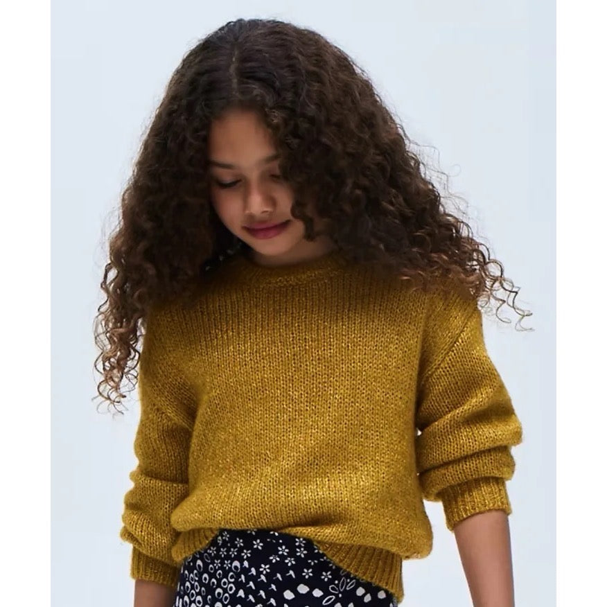 Mayoral Older Girls Sweater 7304 Mustard Clothing 10YRS / Mustard,12YRS / Mustard,14YRS / Mustard,16YRS / Mustard