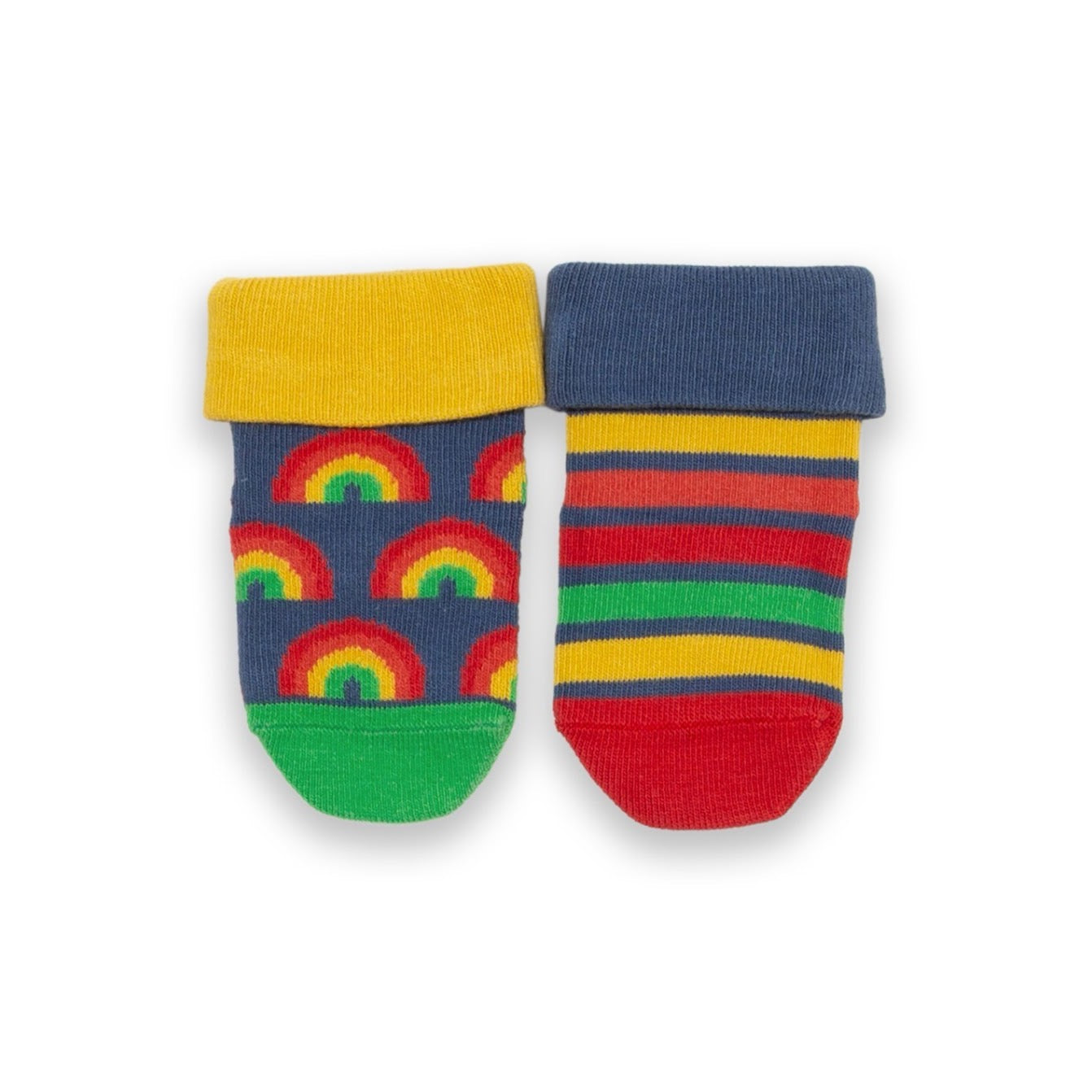 Kite 2 Pack Baby Socks 3464-Buh Rainbow Clothing 0-6M / Multi,6-12M / Multi,12-24M / Multi