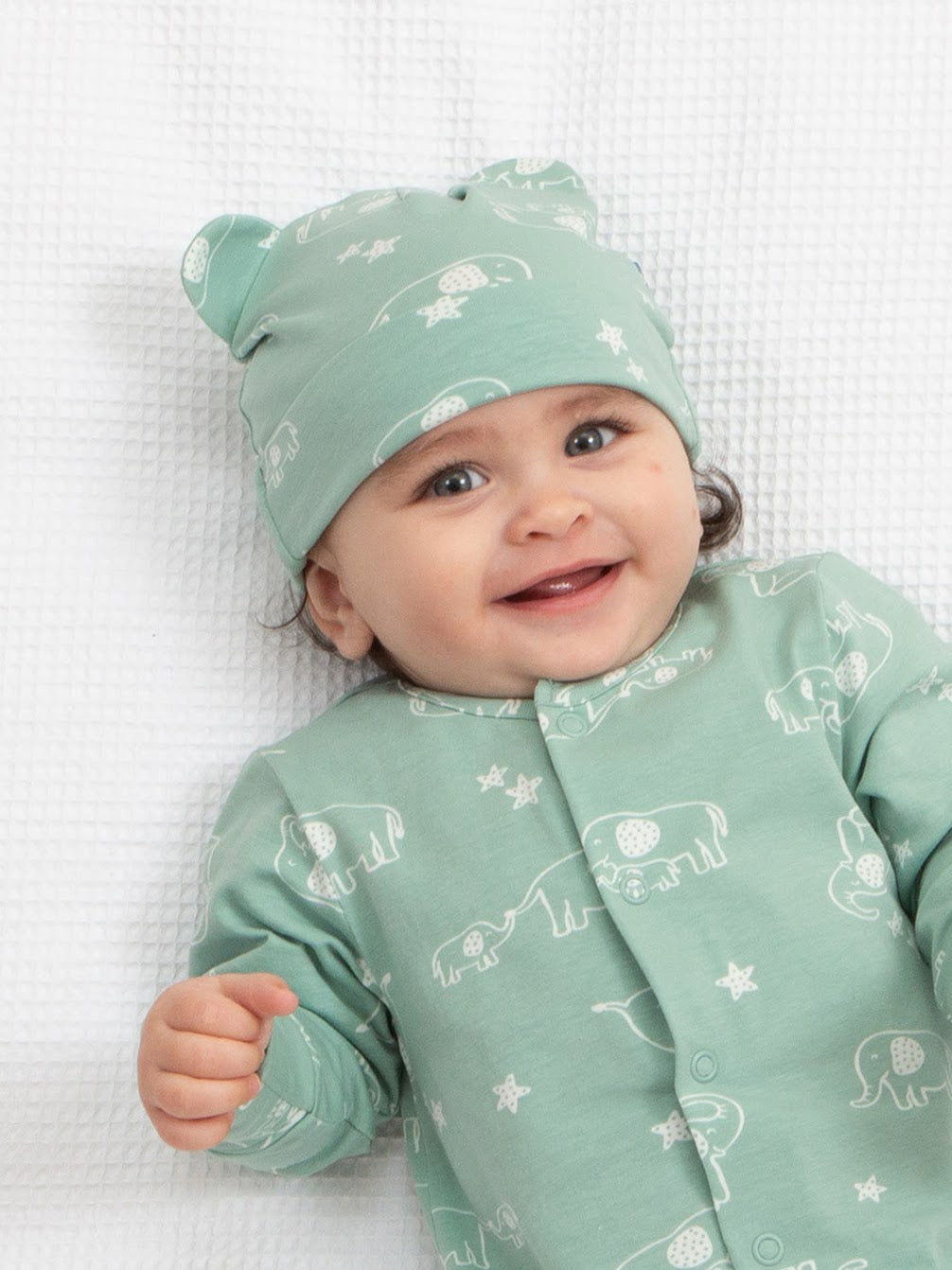 Kite Ele And Me Baby Hat 3518-Bua Clothing 0-1M / Seagrass,3-6M / Seagrass