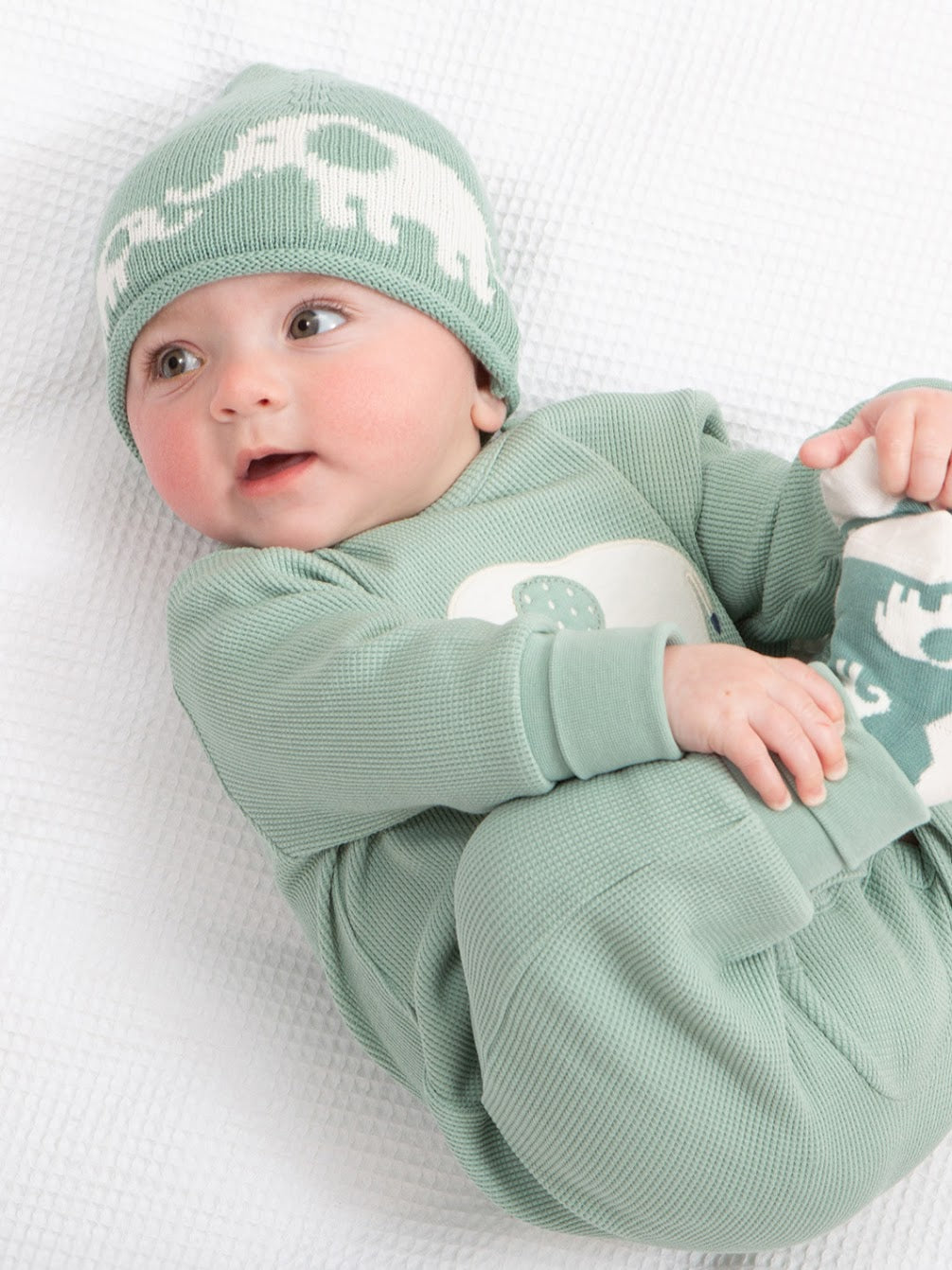 Kite Ele And Me Baby Knitted Hat 3867-Bua Clothing 0-6M / Seagrass,6-12M / Seagrass,1-2YRS / Seagrass