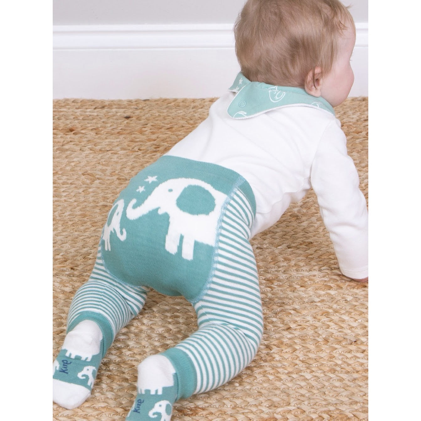 Kite Ele And Me Knitted Infant Leggings 3991-Buh Clothing 0-6M / Seagrass,6-12M / Seagrass,12-24M / Seagrass