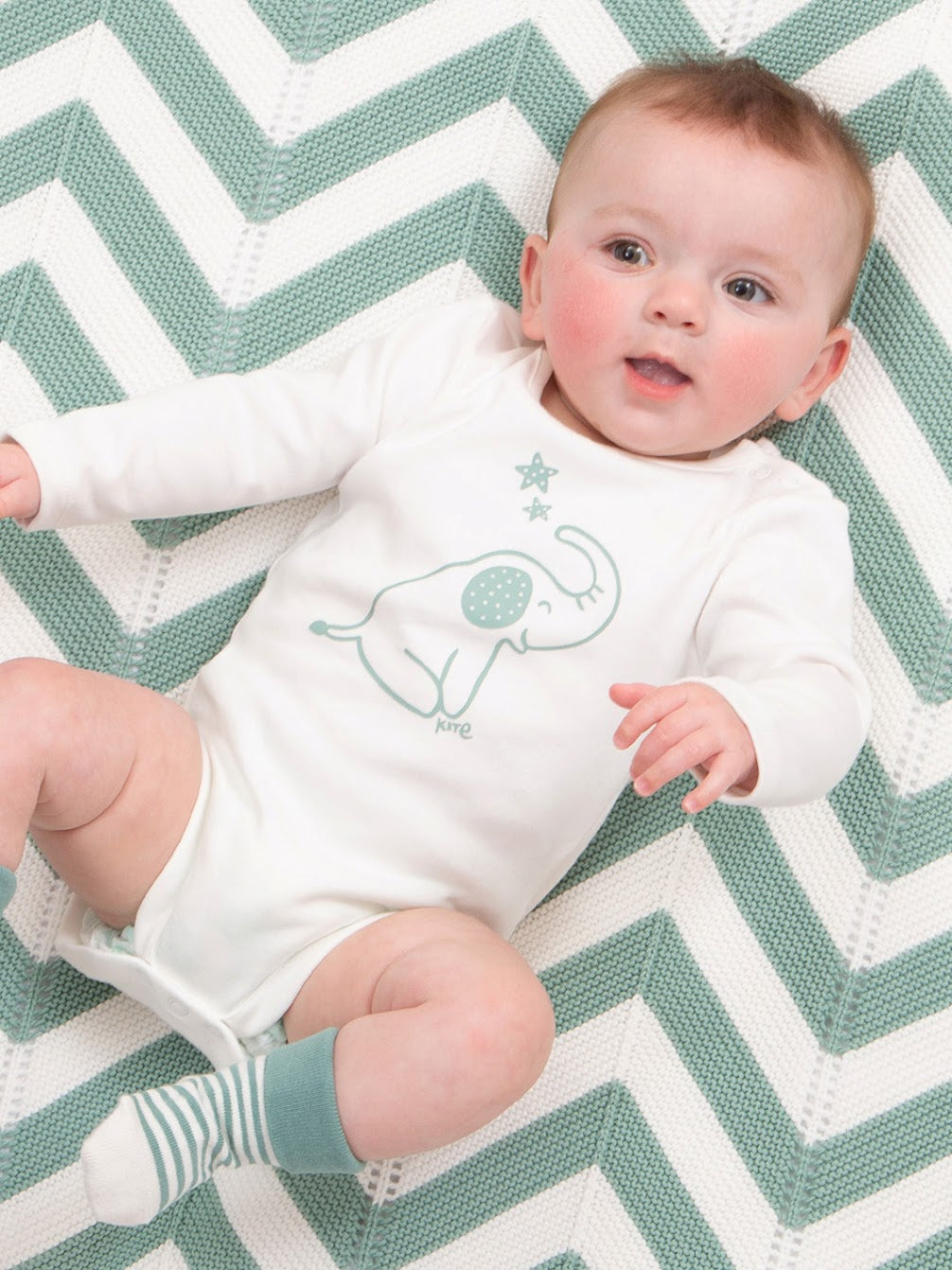Kite Ele And Me Baby Bodysuit 8118-Bus Clothing NEWBORN / Cream,0-1M / Cream,0-3M / Cream,3-6M / Cream,6-9M / Cream