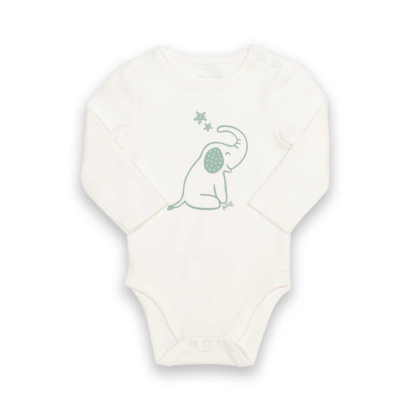 Kite Ele And Me Baby Bodysuit 8118-Bus Clothing NEWBORN / Cream,0-1M / Cream,0-3M / Cream,3-6M / Cream,6-9M / Cream