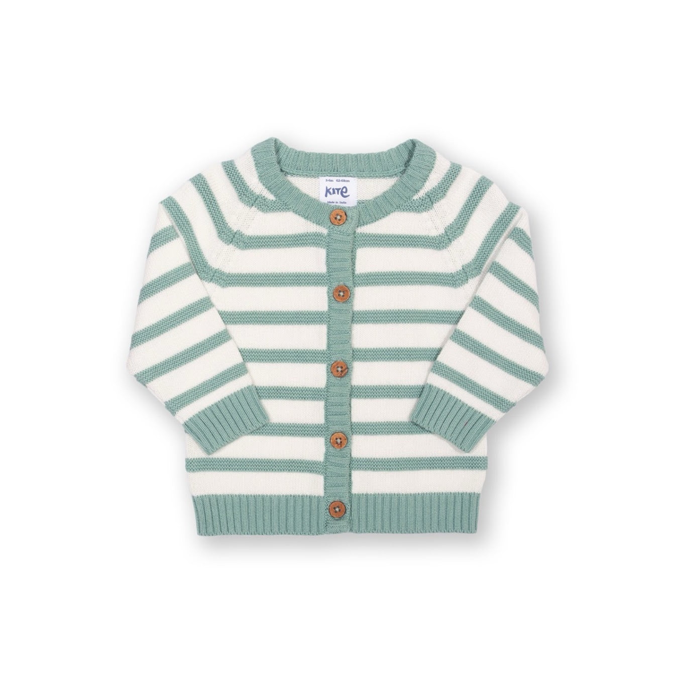 Kite My First Cardi 8623-Buk Seagrass Clothing 0-1M / Seagrass,0-3M / Seagrass,3-6M / Seagrass,6-9M / Seagrass