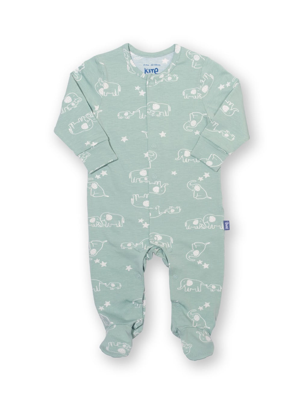 Kite Ele And Me Baby Sleepsuit 8891-Bus Clothing NEWBORN / Seagrass,0-1M / Seagrass,0-3M / Seagrass,3-6M / Seagrass,6-9M / Seagrass