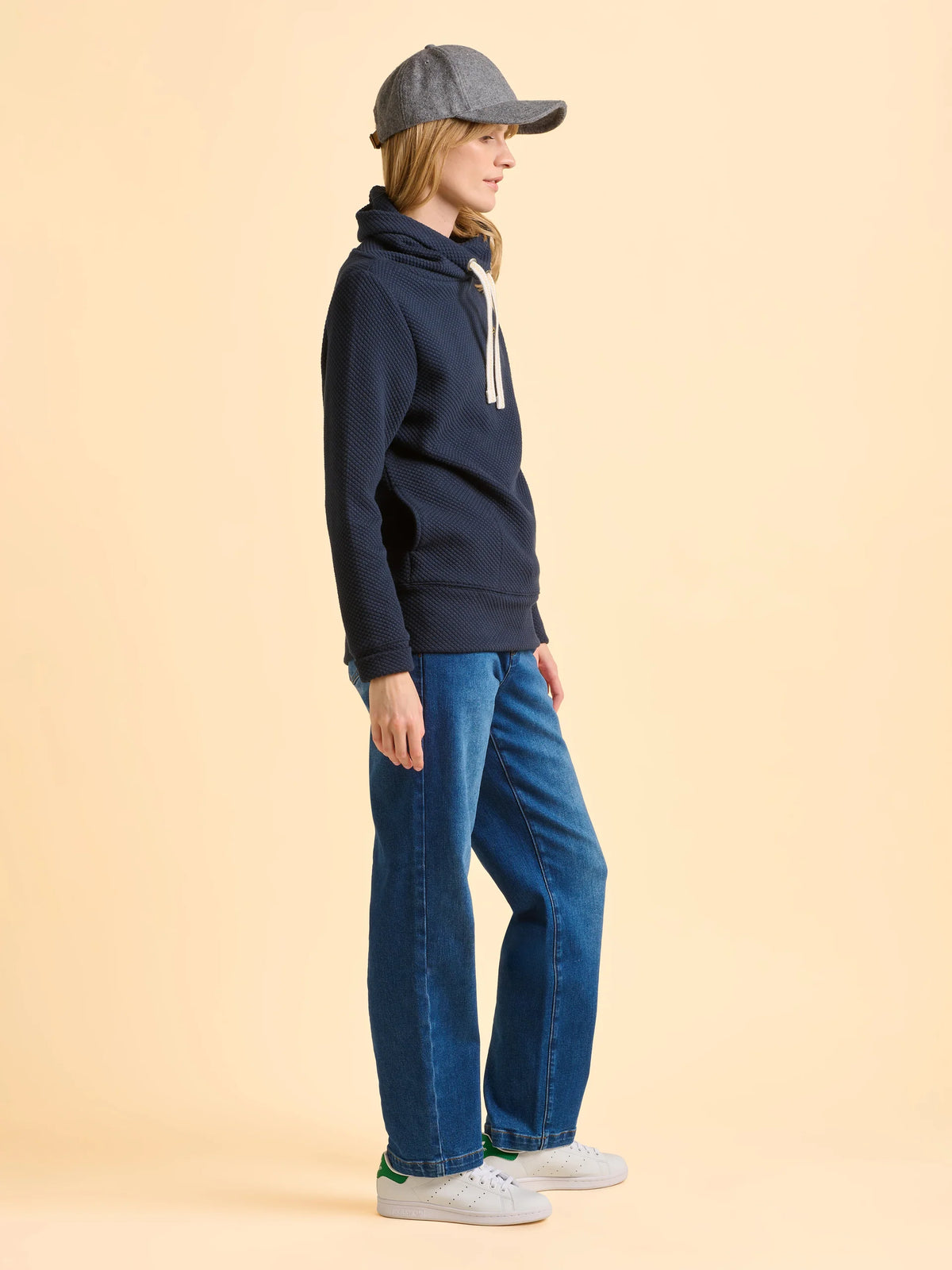 Brakeburn Womens Morden Cowl Neck Sweatshirt Navy Clothing UK8 / Navy,UK10 / Navy,UK12 / Navy,UK14 / Navy,UK16 / Navy