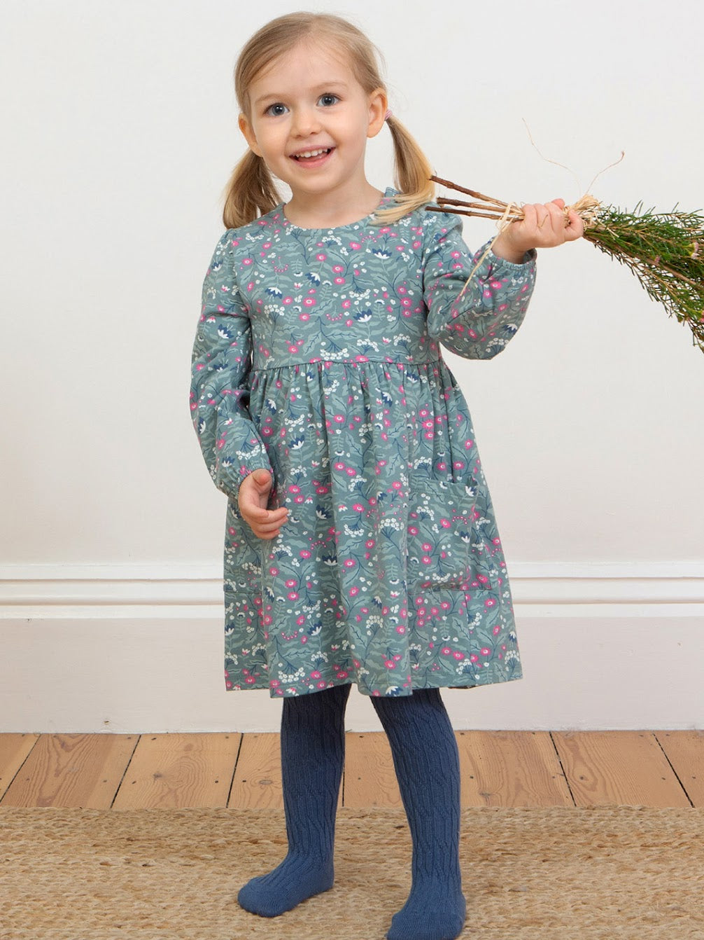 Kite Girls Cable Tights 8680-Agh Navy Clothing 2-4YRS / Navy,4-6YRS / Navy,6-8YRS / Navy,8-10YRS / Navy,10-12YRS / Navy