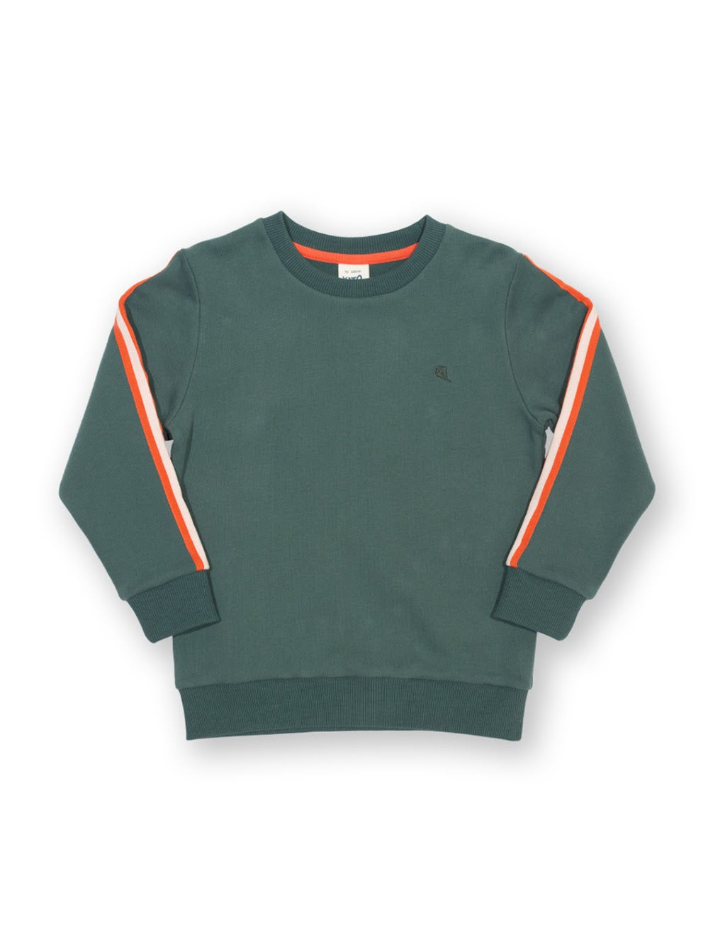 Kite Side Stripe Boys Sweatshirt 9018-Obf Spruce Clothing 5YRS / Green,6YRS / Green,7YRS / Green,8YRS / Green,9YRS / Green