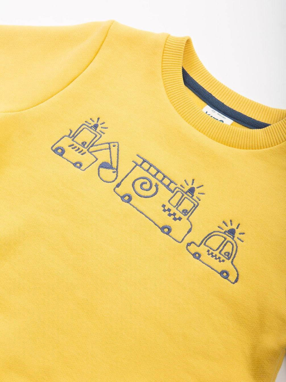 Kite Happy Helpers Infant Sweatshirt 9045-Ybf Clothing 6-9M / Yellow,9-12M / Yellow,12-18M / Yellow,18-24M/2Y / Yellow,3YRS / Yellow,4YRS / Yellow