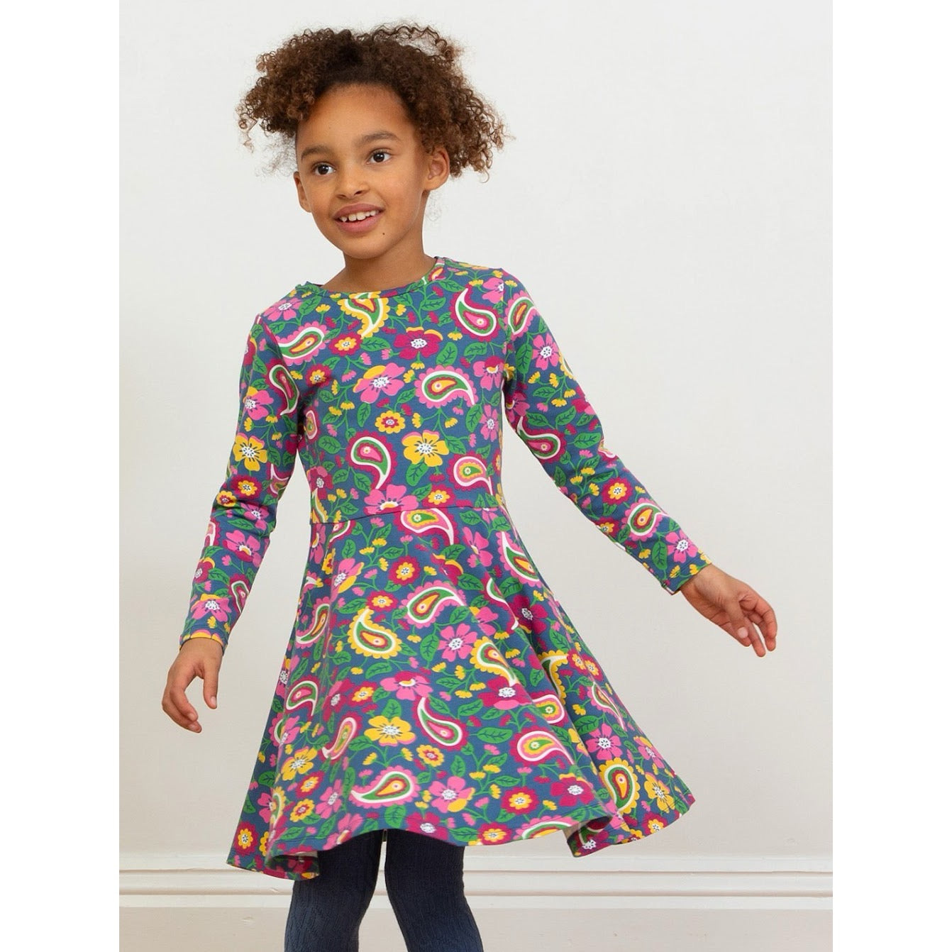 Kite Paisley Pop Skater Dress 9307-Ogd Clothing 4YRS / Multi,5YRS / Multi,6YRS / Multi,7YRS / Multi,8YRS / Multi,9YRS / Multi,10-11YRS / Multi,12-13YRS / Multi