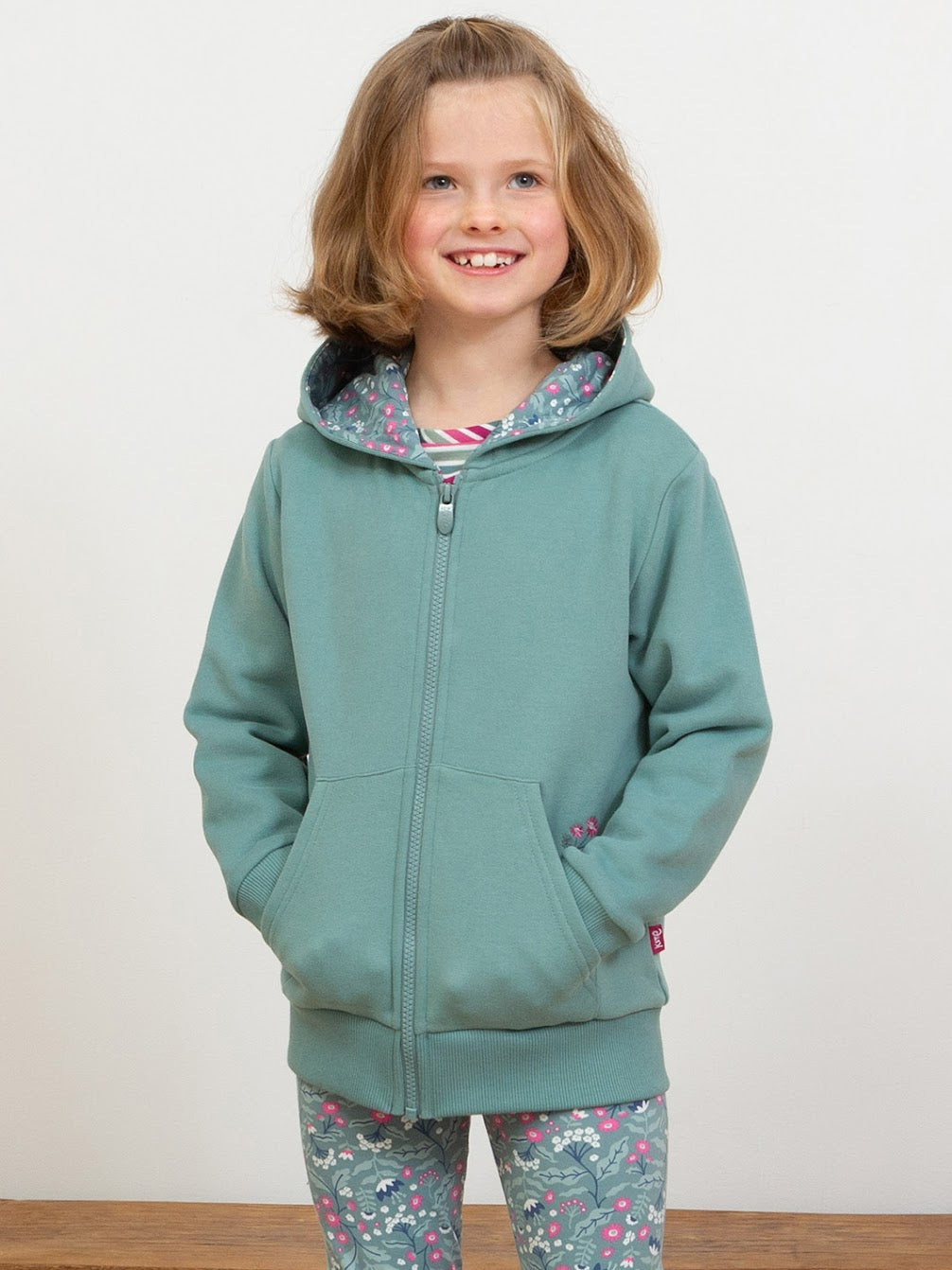 Kite Forest Belle Hooded Sweatshirt 9365-Ogf Clothing 4YRS / Green,5YRS / Green,6YRS / Green,7YRS / Green,8YRS / Green