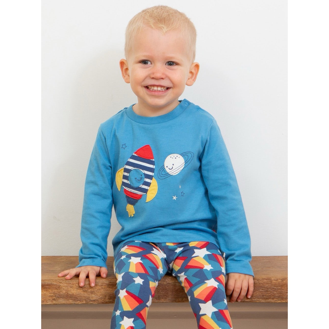 Kite Space Pals T-Shirt 9382-Ybt Clothing 3YRS / Blue,4YRS / Blue,5YRS / Blue