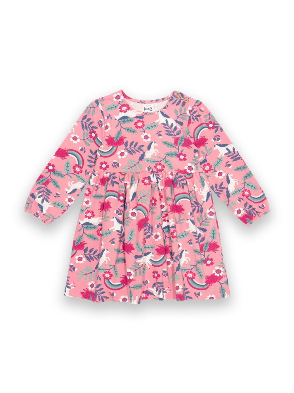Kite Pig Pannage Infant Dress 9451-Ygd Clothing 6-9M / Pink,9-12M / Pink,12-18M / Pink,18-24M/2Y / Pink,3YRS / Pink,4YRS / Pink,5YRS / Pink