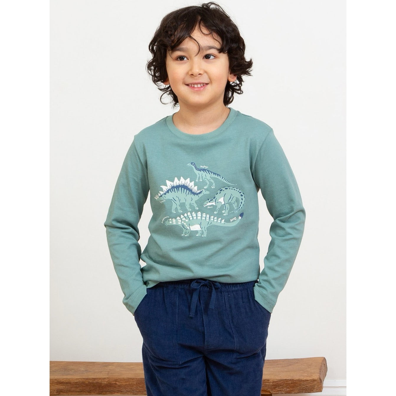 Kite Veggie Dinos T-Shirt 9648-Obt Clothing 3YRS / Green,4YRS / Green,5YRS / Green,6YRS / Green