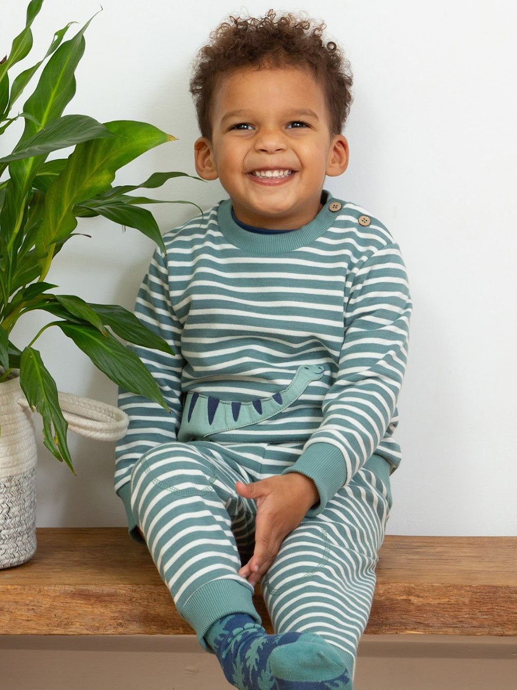 Kite Infant Stripe Joggers 9767-Ybj Spruce Clothing 3-6M / Green,6-9M / Green,9-12M / Green,12-18M / Green,18-24M/2Y / Green,3YRS / Green,4YRS / Green,5YRS / Green