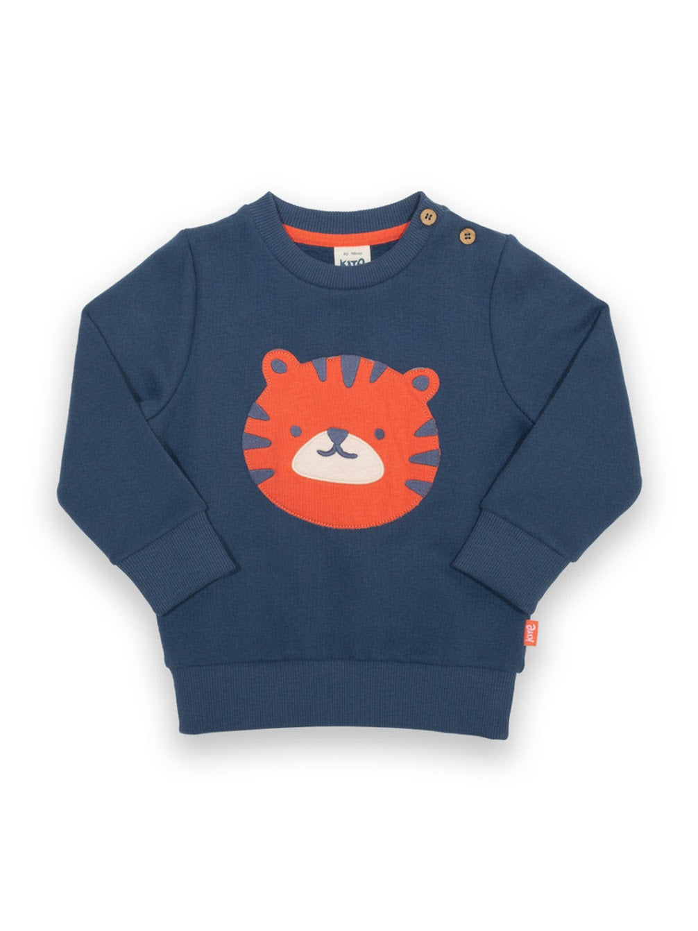 Kite Top Tiger Infant Sweatshirt 9821-Ybf Clothing 6-9M / Navy,9-12M / Navy,12-18M / Navy,18-24M/2Y / Navy,3YRS / Navy,4YRS / Navy
