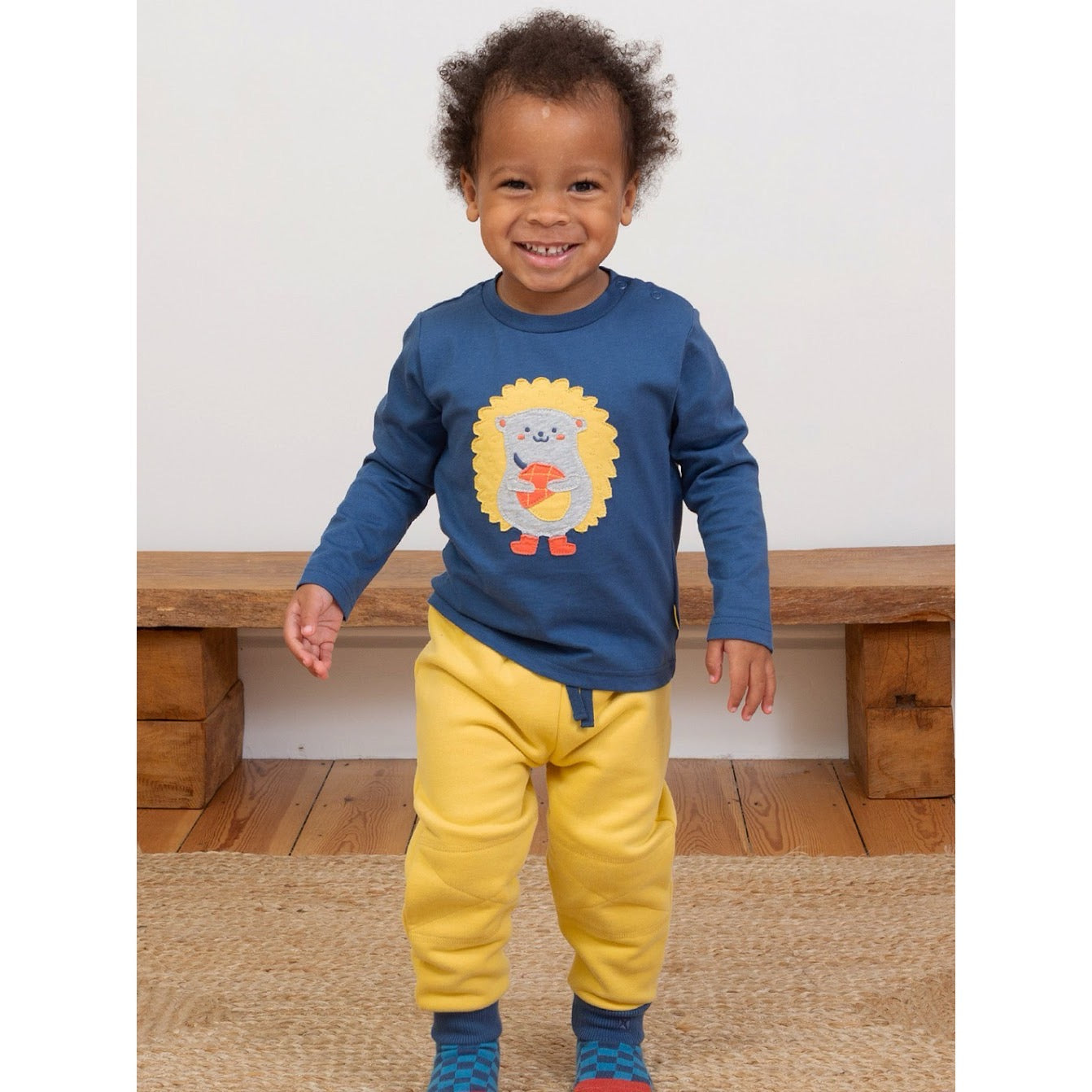 Kite Infant Joggers 9892-Ybj Cross Patch Yellow Clothing 3-6M / Yellow,6-9M / Yellow,9-12M / Yellow,12-18M / Yellow,18-24M/2Y / Yellow