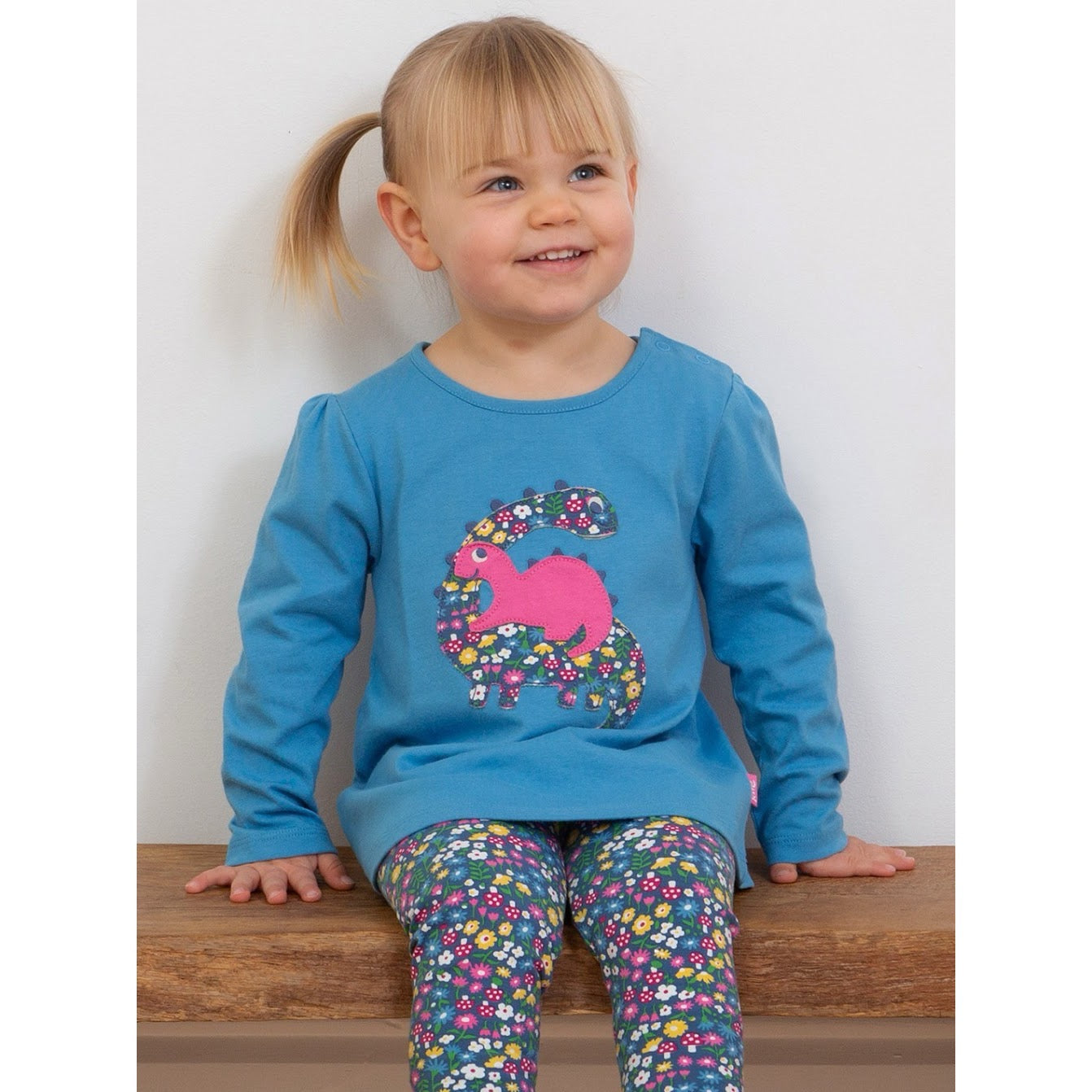 Kite Dino Play Infant Tunic Top 9930-Ygt Clothing 3-6M / Blue,6-9M / Blue,9-12M / Blue,12-18M / Blue,18-24M/2Y / Blue,3YRS / Blue,4YRS / Blue,5YRS / Blue