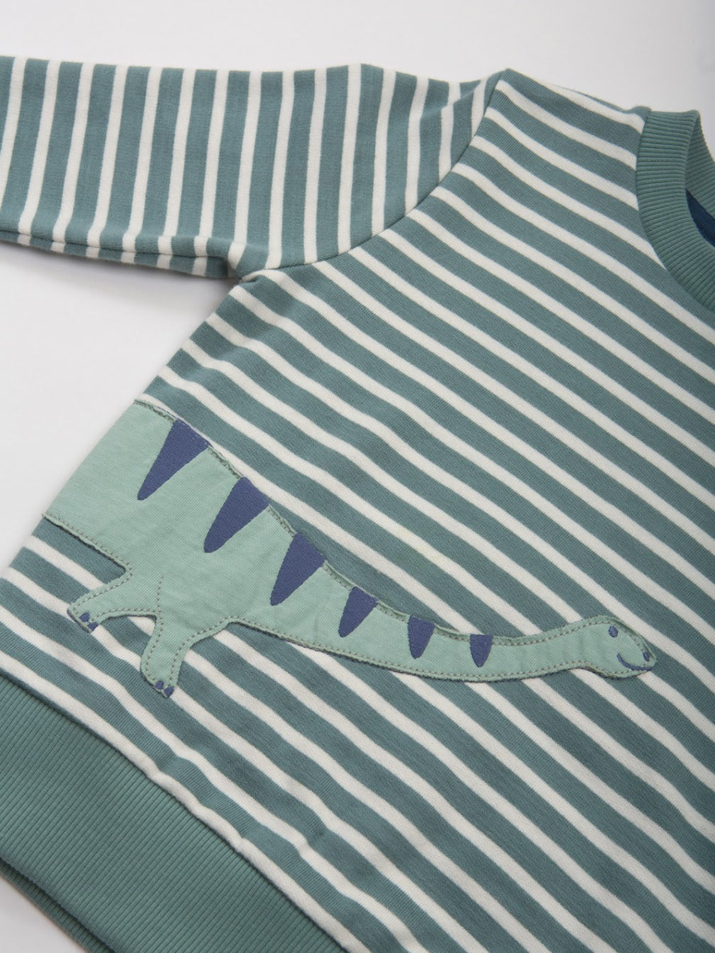 Kite Dippy Dino Infant Sweatshirt F445-Abf Clothing 6-9M / Green,9-12M / Green,12-18M / Green,18-24M/2Y / Green,3YRS / Green,4YRS / Green,5YRS / Green