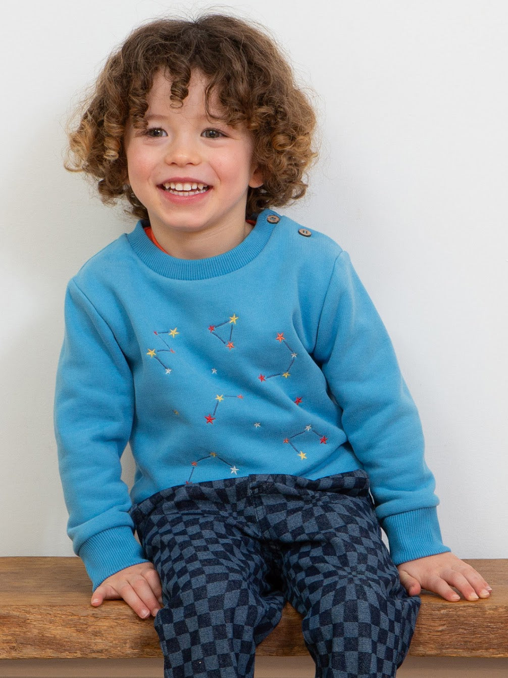Kite Cosmic Sweatshirt F661-Abf Clothing 4YRS / Blue,5YRS / Blue,6YRS / Blue,7YRS / Blue,8YRS / Blue