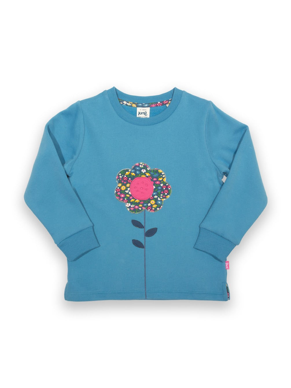 Kite Fab Flower Sweatshirt F248-Agf Clothing 3YRS / Blue,4YRS / Blue,5YRS / Blue,6YRS / Blue,7YRS / Blue,8YRS / Blue