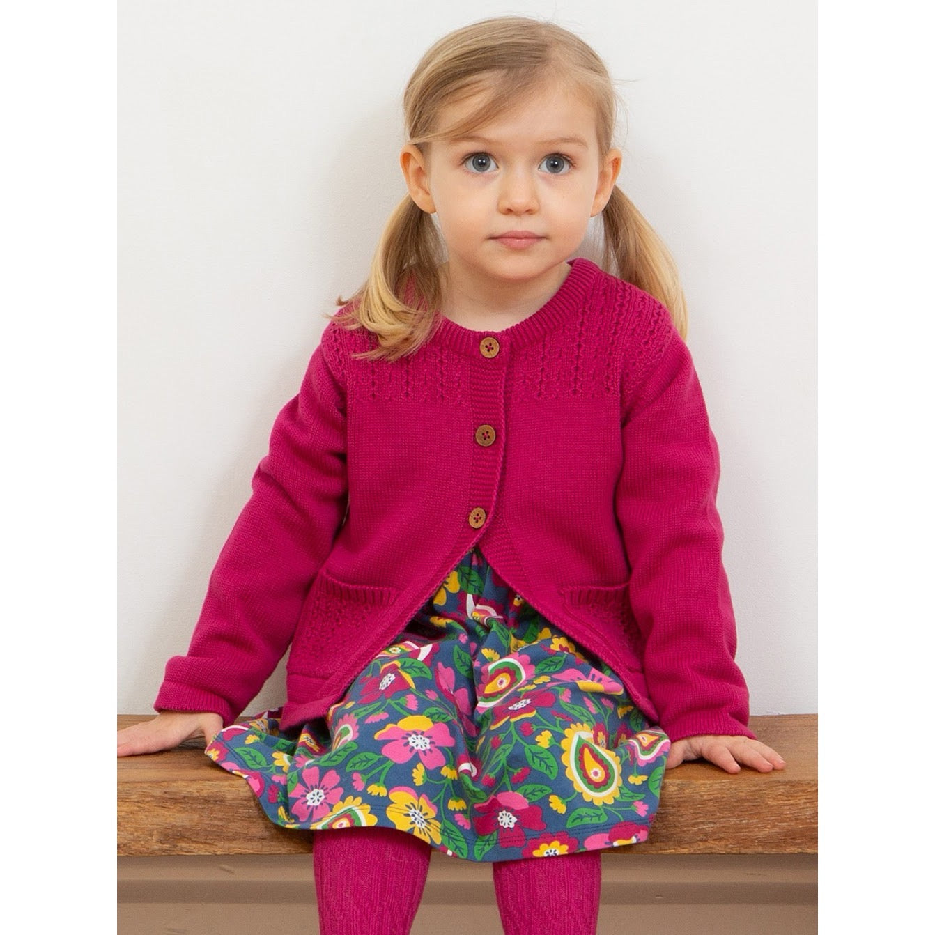 Kite Together Cardigan F160-Agk Berry Clothing 3YRS / Berry,4YRS / Berry,5YRS / Berry,6YRS / Berry,7YRS / Berry,8YRS / Berry