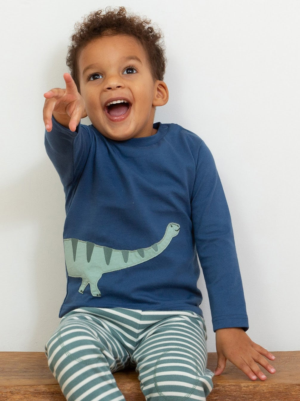 Kite Infant T-Shirt F179-Abt Dippy Dino Clothing 3-6M / Navy,6-9M / Navy,9-12M / Navy,12-18M / Navy,18-24M/2Y / Navy,3YRS / Navy,4YRS / Navy,5YRS / Navy