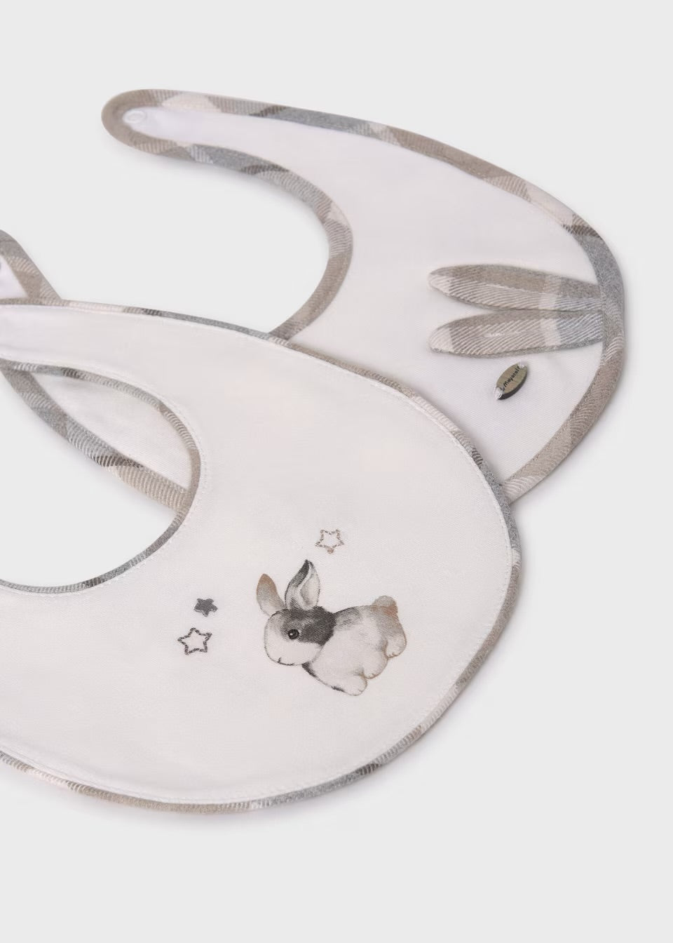 Mayoral 2 Piece Bib Set 9485 Bunny Accessories ONE SIZE / Natural