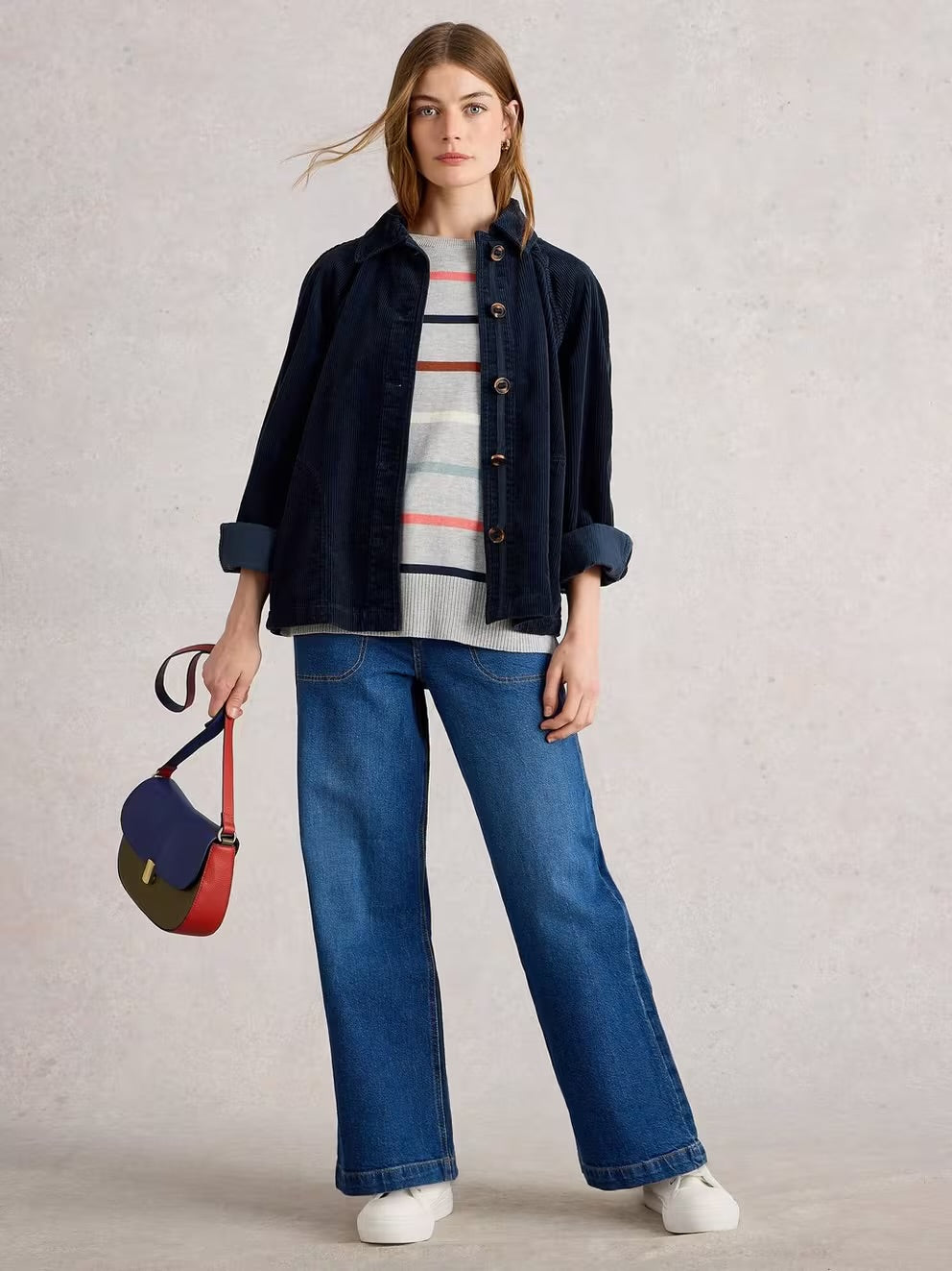 White Stuff Womens Ayla Wide Leg Jeans 441428 Mid Denim Clothing UK8 REG / Mid Denim,UK10 REG / Mid Denim,UK12 REG / Mid Denim,UK14 REG / Mid Denim,UK16 REG / Mid Denim