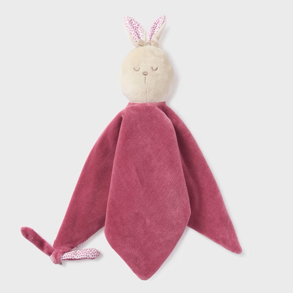 Mayoral Baby Comforter 9343 Deep Rose Bunny Accessories ONE SIZE / Rose