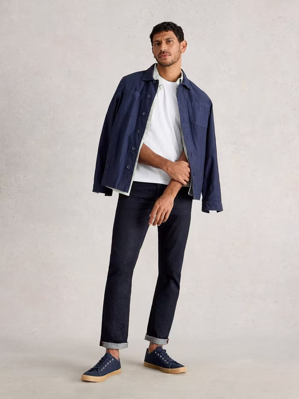 White Stuff Mens Abersoch Solid T-Shirt 442650 White Clothing M / White,L / White,XL / White,XXL / White