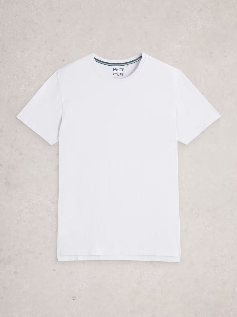 White Stuff Mens Abersoch Solid T-Shirt 442650 White Clothing M / White,L / White,XL / White,XXL / White