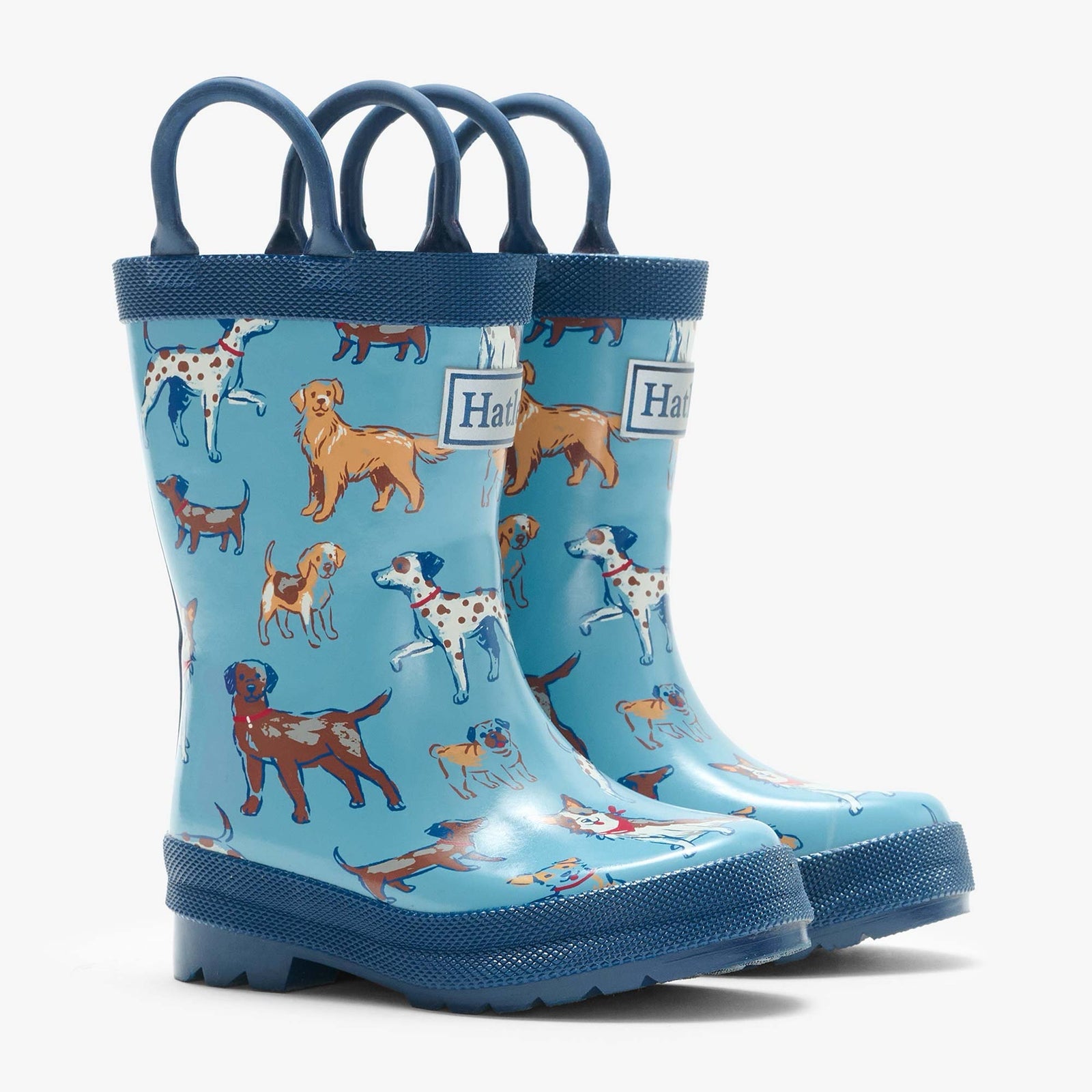 Hatley Pre-School Wellingtons Blue Little Pups Footwear UK4 INFANT / Blue,UK5 INFANT / Blue,UK6 INFANT / Blue,UK7 INFANT / Blue,UK8 INFANT / Blue