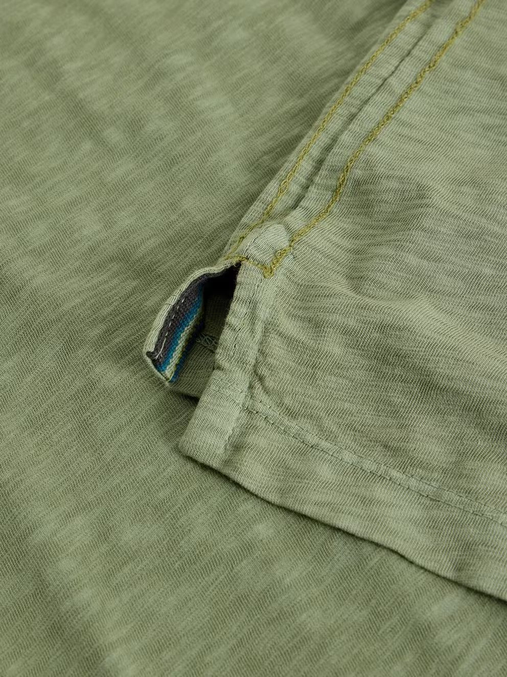 White Stuff Mens Abersoch Solid T-Shirt 442650 Dusty Green Clothing M / Seagrass,L / Seagrass,XL / Seagrass,XXL / Seagrass